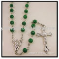 Green Color Plastic Bead Rosary